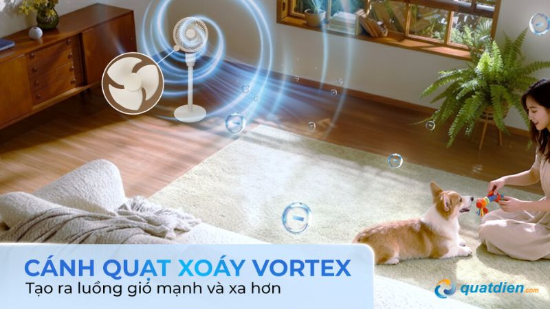 Làm mát đồng đều với công nghệ tuần hoàn không khí