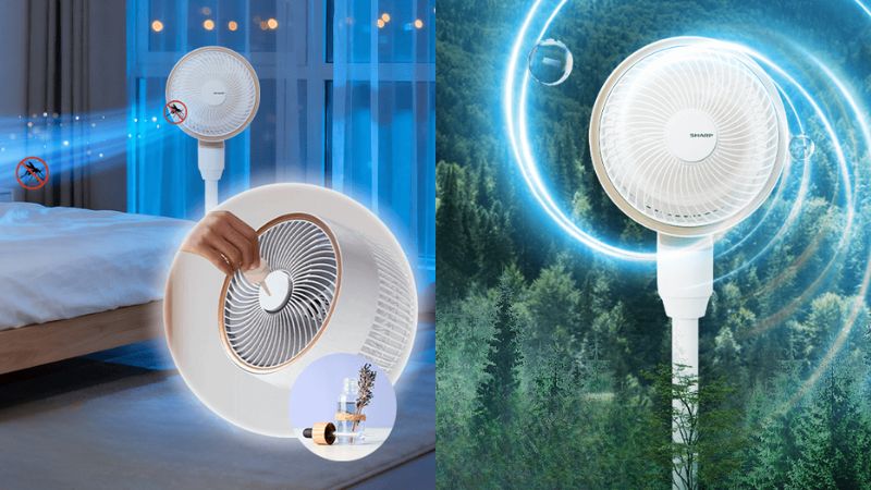 Quạt tuần hoàn Sharp PJ-CD603V-C tích hợp ion lọc không khí