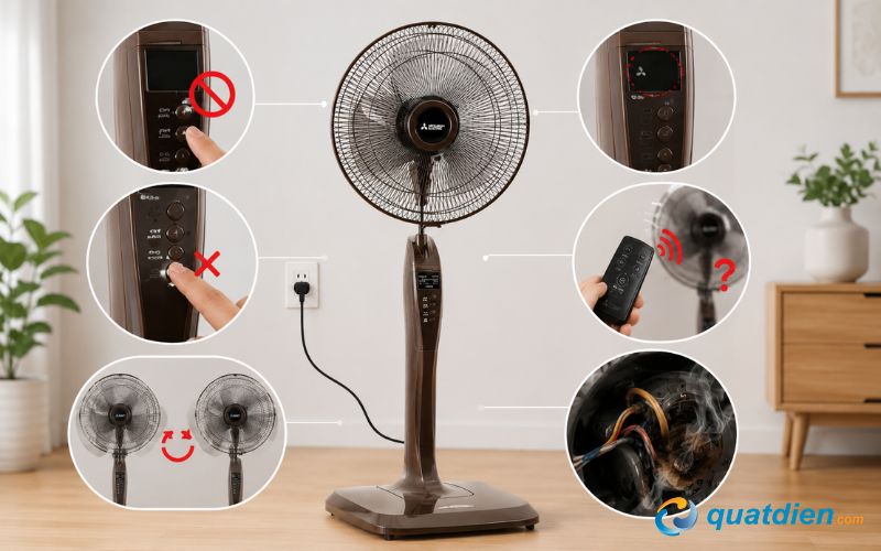 Các dấu hiệu quạt lỗi cho thấy bo mạch bị hư