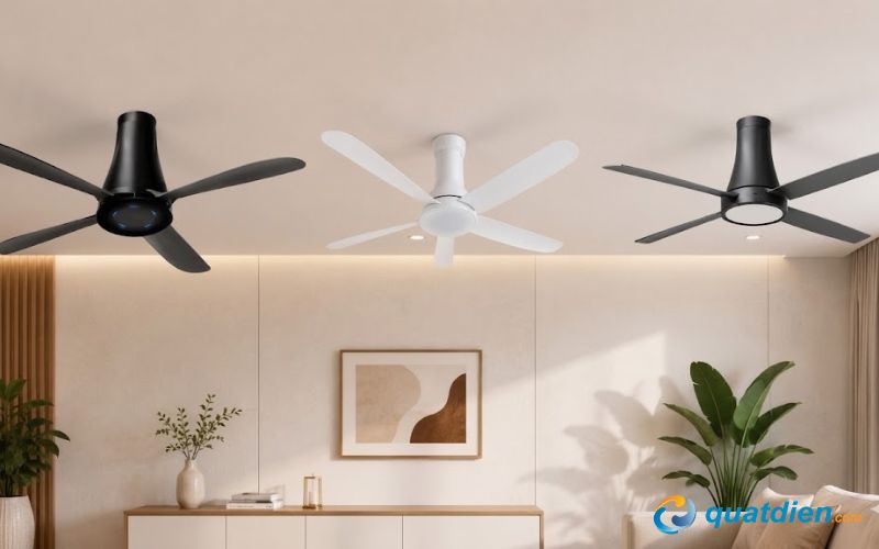 Quạt trần Mitsubishi hiện đại, lưu thông gió hiệu quả
