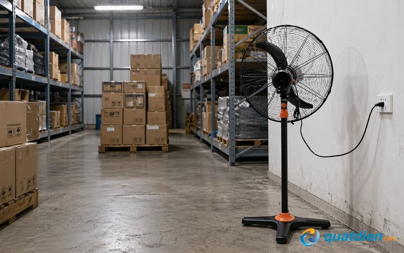 Quạt đứng công nghiệp Asia D20002 – gió ổn định, dễ dùng