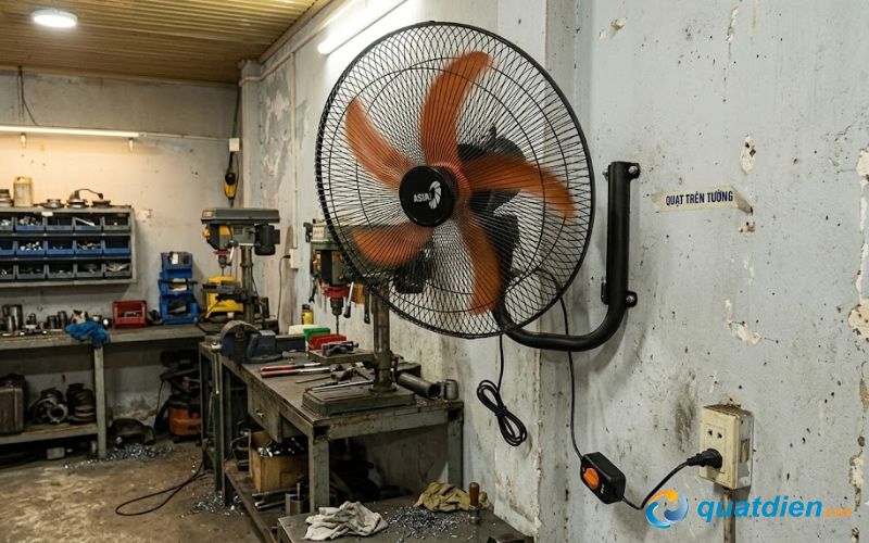 Quạt treo công nghiệp Asia L20002 – tiết kiệm diện tích, gió rộng