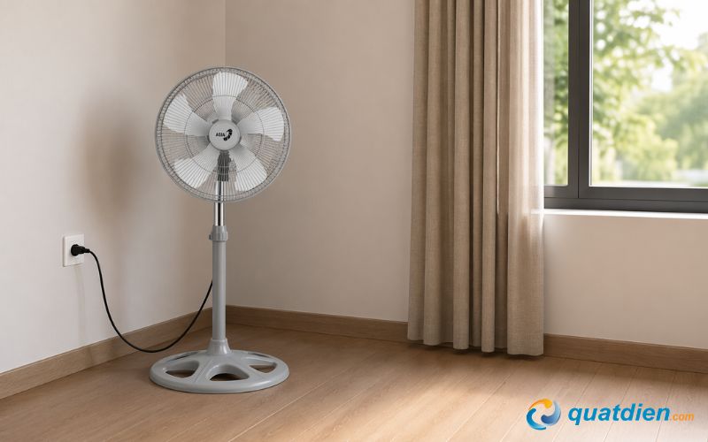 Quạt đứng Bán Công Nghiệp Asia VY589890 – Gió mạnh hơn, chạy bền