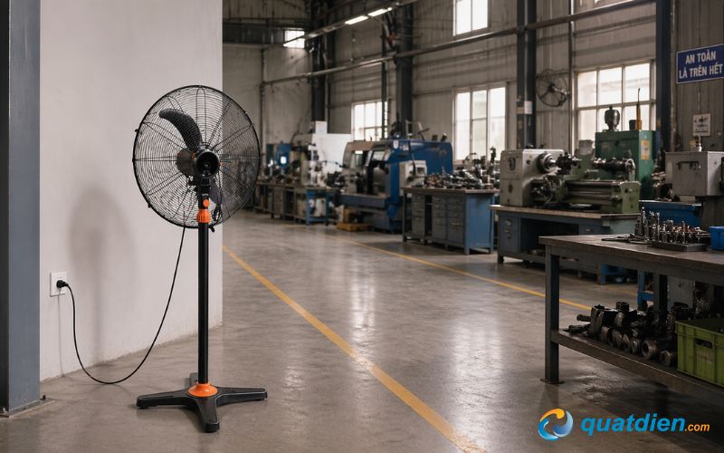 Quạt đứng công nghiệp Asia D24001 – Gió cực mạnh cho không gian lớn