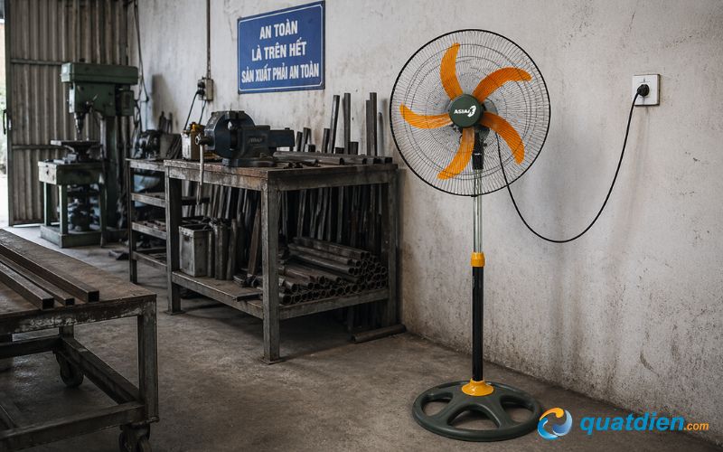 Quạt đứng công nghiệp Asia D20002 – gió ổn định, dễ dùng