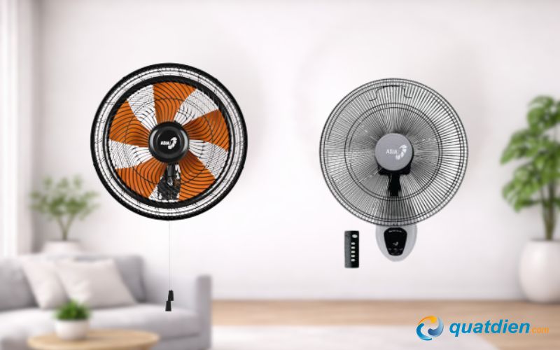 Các yếu tố chọn quạt treo tường có dây và có remote