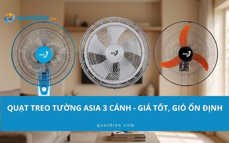 Quạt treo tường Asia 2 dây