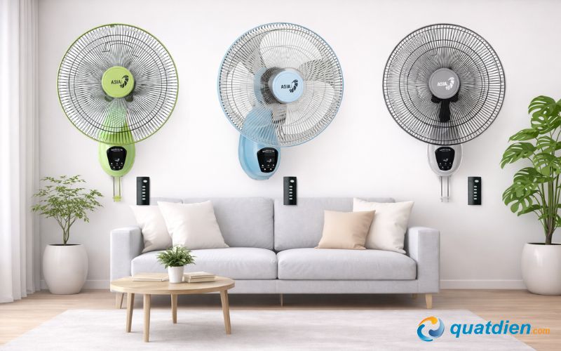 Quạt treo tường 3 cánh 3 mẫu VY377092/ VY377192/ VY377292