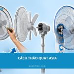 Cách tháo quạt Asia đơn giản chỉ trong 5 phút để vệ sinh sạch bụi