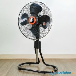 Quạt sàn rút Chinghai FF2318 4 cánh đen 108W