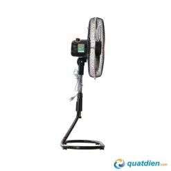 Quạt sàn rút Chinghai FF2318 4 cánh đen 108W