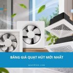 Bảng giá quạt hút mới nhất 2026 – Quạt hút gắn tường, âm trần