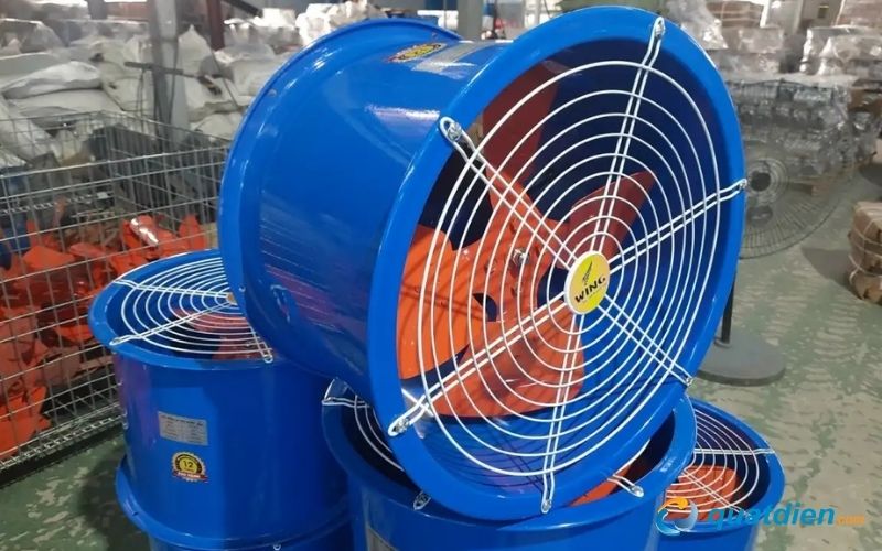 Quạt hút hướng trục giải pháp thông gió lưu lượng lớn